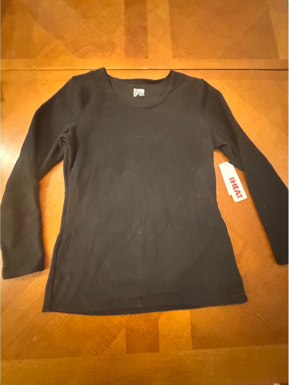 32 Degrees Heat Black Long Sleeve Thermal Shirt Size L 2911